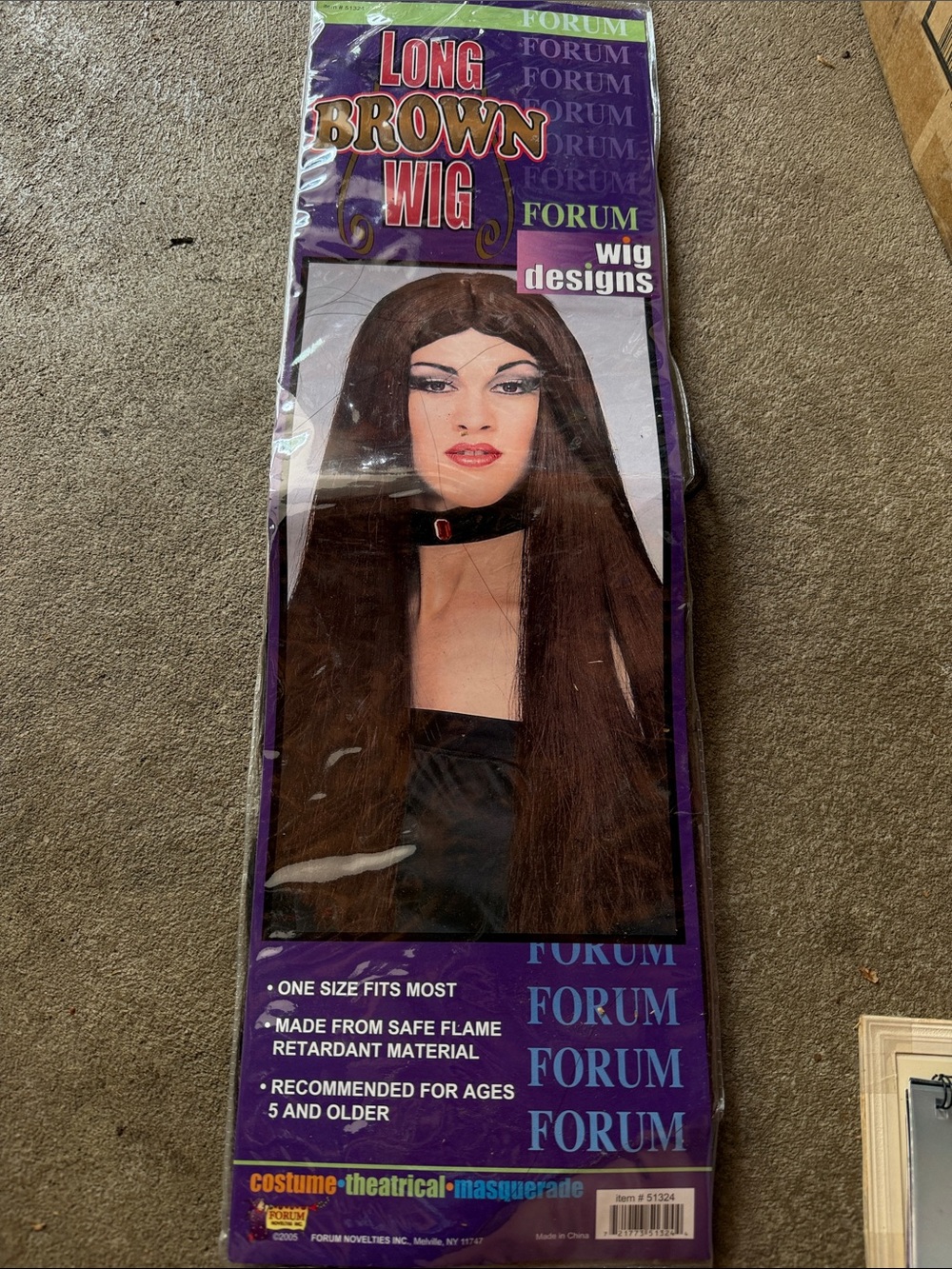 Long Brown Wig - Brown